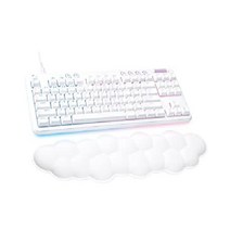 로지텍 G713 유선 기계식 게이밍 키보드 LIGHTSYNC RGB 조명 (GX 브라운) 및 팜 레스트 PC Mac 호환 - $ 20 SIMS 스파 데이 게임 팩 화이트 미스트, 촉각, 유선 독립형