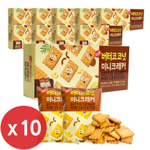 버터 코코넛 미니 크래커 80g x 10개/해피무/글래진/첵스/키도/쇼군