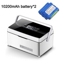 냉동쇼케이스 homeuse 인슐린 쿨러 케이스 자동차 소형 냉장고 미니 콜드 1세트, 20400mAh, 에게