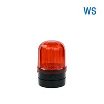 WS 점멸경광등 100파이 DC 3V자석식 손쉬운 탈부착 자석 타입 간편한 온 오프 스위치, 1개