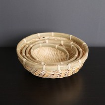 대나무 갱기 바구니 4size, 상세설명 참조