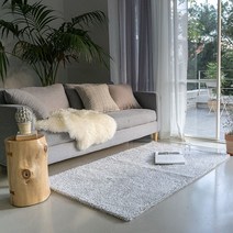 데코뷰 루블린 샤기러그 그레이 반평