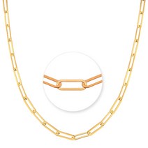 골드앤 14K 심플 클립 목걸이 대