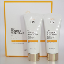 이자녹스 UV 선프로 365 데일리 선크림 듀오 기획세트(70ml+70ml), 70ml, 2개