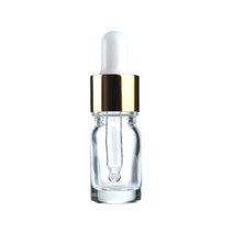 바른용기 투명 스포이드공병 유리 용기 [골드/화이트], 30ml