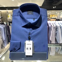 [예작]남성와이셔츠 스트레치 피케도비 슬림핏 긴팔셔츠 (YJ1FBS936-NY)