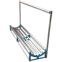 재단 롤러 로올러 도배 받침대 현수막 거치대 소재 천, 2섹션 - 길이2.2M 폭40CM(상단봉o)