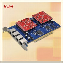 TDM410P 별표 PCI 카드 FXS/FXO 포트 아날로그 음성 전화 별표/Trixbox/Elastix/Freeswitch IP PBX 4FXS/FXO
