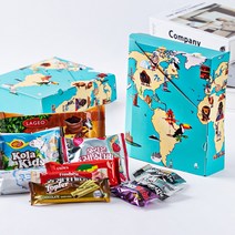 10개_간식10종 선물 책상자 개별 포장 박스 과자 꾸러미 어린이날 어린이 조카 행사 시상품 초등 시험 응원 학생 답례품 입학 졸업, 26LA_든든한 간식 책 X10