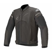 Alpinestars 남성용 T-GP Plus R v3 에어 오토바이 재킷 블랙/레드/화이트 2XL, 4X-Large_Black/Black, Black/Black