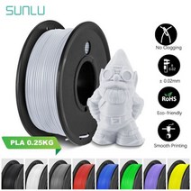 SUNLU PLA 3D 필라멘트 250G 펜 리필 1.75MM 소형 스풀 무취 FDM 프린터 소재 막힘 없음 친환경 컴퓨터 오피스 사무 기기 악세서리 친환경110817, 12 PLA 250G Skin