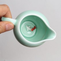 HSYO 경덕진 초록물고기 숙우, 1개