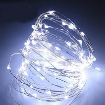 1M 구리 와이어 LED 스트링 라이트 휴일 조명 패어리 화환 크리스마스 웨딩 파티 장식, 06 YELLOW_01 5M