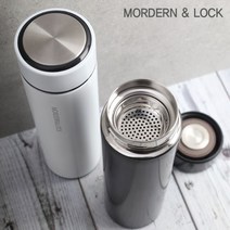 현hopes_텀블러선물 거름망 휴대용 차울림 스텐 보냉 티백 우림 온보냉병♥hope!!, ♥hope!!블랙