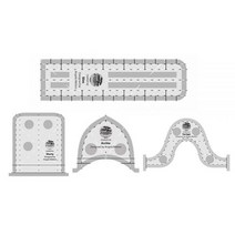 Creative Grids 머신 퀼팅 툴 4팩 스퀴지 아치 쇼티 슬림