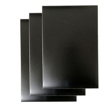 [제이스마그네트] 칼러 고무자석 시트 판 300x200x0.8T, 3p블랙