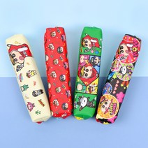 짱구는 못말려 미니 사각 봉제 필통 어린이 초등학생 펜 파우치 펜슬 케이스 새학기 입학 학용품 선물, 단품