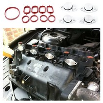BMW E46 M47 320D 330D 525D4개 22MM 디젤 소용돌이 플랩 공백 물개 가스 켓 흡기 매니 폴드, 기본