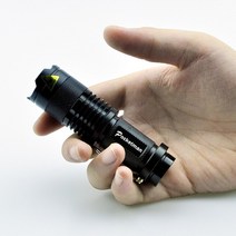 고휘도 손전등 써치라이트 led 멀티 미니 블랙 브랜드 방수 LED 3 모드 줌이 가능 토치 펜 라이트 배송