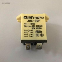 NNC/HHC71A 릴레이 JQX-30F 2Z 30A 250VAC 28VDC 8PIN DC12V AC220V 2NO 2NC 실버 접점 전원 1 개, [02] DC24V