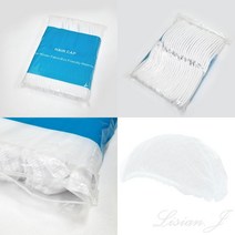 리시안제이 정전기방지 주름형 위생모자 100매 일회용위생모 주방위생모자