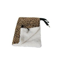 고양이 해먹 침대 따뜻한 매트 애완 동물 새끼 케이지 부드러운 커버 쿠션 강아지 애완 동물 새끼 케이지 애완 동물 용품 4 색, M, Leopard_M