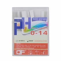 수영장 리트머스 PH 측정기 100 스트립박스 pH 테스트 스트립 전체 범위 규모 용지, 1-14