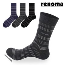 [레노마] 남성 캐주얼 정장 뉴링글 장목 양말 RM1506