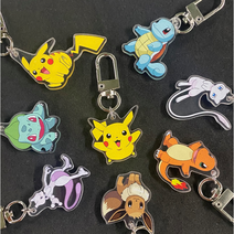 Narnia 피카츄 캐릭터모음키링, 점프피카추, 1개