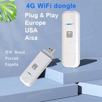 LTE 라우터 휴대용 무선 와이파이 4G 동글 모바일 USB 모뎀 나노 SIM 카드 슬롯 핫스팟 옵션 안테나 포트, 02=Americaversion
