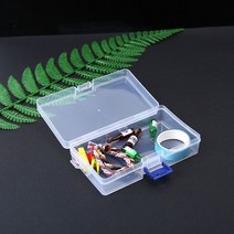 부속함 볼트함 볼트통 피스함 툴가방 못주머니, 사각 투명 소품 정리 보관 비즈 케이스 태클 박스