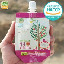 자연마을 NFC 100% 사과아로니아주스 100ml 30팩, 1박스