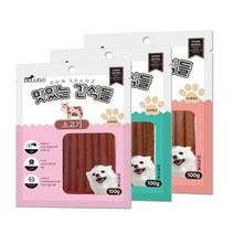 중형견 영양간식 애견져키 3종 set 칭찬용 훈련용 건강식 식품 코카 반려견, 1개