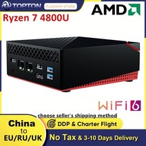 미니PC 데스크탑 고사양 저렴한 amd windows 11 ryzen 7 4800u 8 코어 16 스레드 2.5g lan ie3.0x4 ssd 게임용 컴퓨터 3x4k uhd, 라이젠 5 4500u 와이파이6, 우리를, 16GB DDR4 512GB NVMe