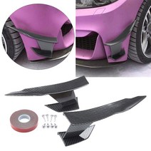 프론트 립 스플리터 핀 바디 스포일러 F80 M3 2015-2019 2x, 한개옵션0