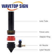 각인기 레이저 마킹기 WaveTopSign중국 PVD ZnSe 레이저 초점 렌즈 Dia12 18 20mm FL381 508 635 762 Co2, 01 12mm_03 76.2