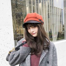 캐주얼 여성 겨울 가을 베레모자 모직 어텀 팔각모 트렌드 화가모자 3396494020
