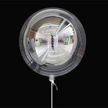 플라워미츄 투명 버블 풍선 PVC 데코 클리어 파티 8인치~36인치, 24인치(50~60), (풍선)