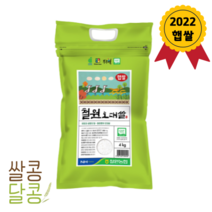 [쌀콩달콩]2022년 햅쌀 철원농협 철원오대쌀 4kg 오늘출발