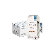 순수두유 99.9 190ml 24팩 x 1박스국산콩100%비건인증 무첨가두유, 순수두유 99.9 190ml 24팩 x 1박