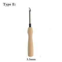 펀치니들 러그 만들기 집에서할수있는취미 펀치 바늘 키트 나무 원사 크로셰 뜨개질 펜 DIY 공예 스티칭, 05 5