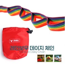 ⁂고질라몰⁂무지개 데이지 체인(190cm) 캠핑체인 캠핑용품 원단체인 텐트용품 텐트용체인¨°˚•‣고질라몰•‣˚˚¨, ⁂감사⁂, 본상품선택