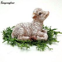 홈메이드 3D 작은 양 모양 금형 소프트 캔디 초콜릿 쿠키 DIY 양초 석고 콘크리트 실리콘 케이크 장식 도