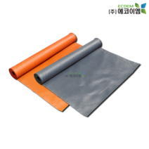에코이엠 PVC 방염코팅 그라스포 / PVC 코팅포 / 방화포 방염포 / 임시소방시설, 주황색, 0.32mm x 1m x 50yard
