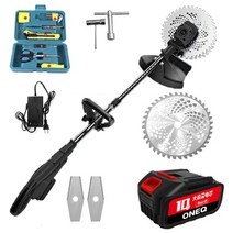 [원큐툴] 충전식 예초기 무선 제초기 전정기 전동 충전 전기 예취기 잔디깍기, 3200W 배터리1개[258TV93800mAH]모델11, 139 4행정이다 배낭식 _짚부조기