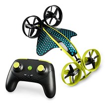 수중드론 wowwee hydraquad 3-in-1 하이브리드 공기 대 물 스턴트 - 어린 이용 원격 제어 장난감 드론