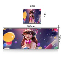 무선충전마우스패드 레이저 Kawaii-오버워치 게임용 마우스 패드 데스크 프로텍터 Pc 오피스 액세서리 책상 매트 확장 애니메이션 귀여운 키보드, [07] 400x900x2mm, [03] FJ000340