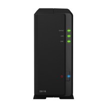 nas 구축 NAS Synology DS118 디스크 스테이션 디스크리스 서버 NFS 네트워크 스토리지 클라우드 2 보증, 한개옵션0