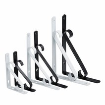 선반받침대 꺽쇠 2005 까치발 고정선반대 블랙 화이트 사이즈선택 벽선반지지대, 170x250화이트