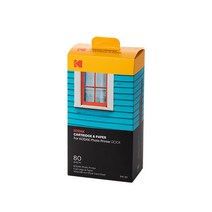 코닥 도크 플러스 전용 4인치 카트리지 80매 필름 KODAK PHC-80, 없음, 단일속성
